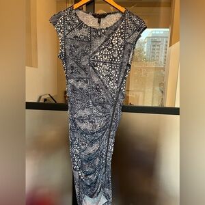 BCBG maxazaria Dell Sheared Jersey Dress